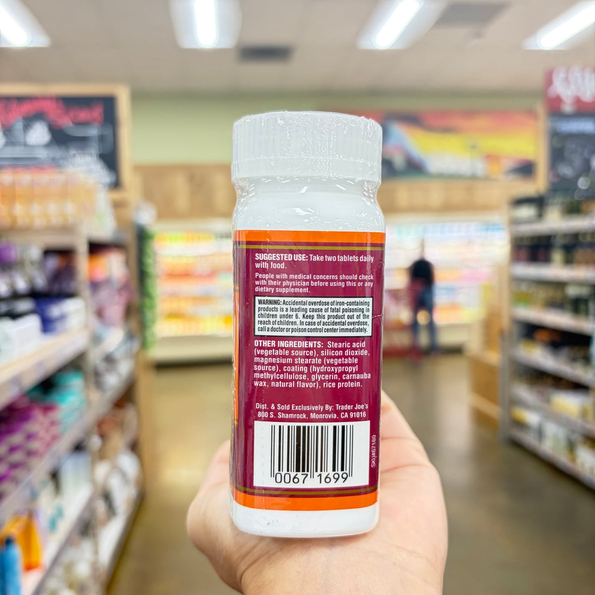 Trader Joe's Multi Vitamin & Mineral Antioxidant Vitamins A, C & E Extended Release 100 Tablets product image 4
