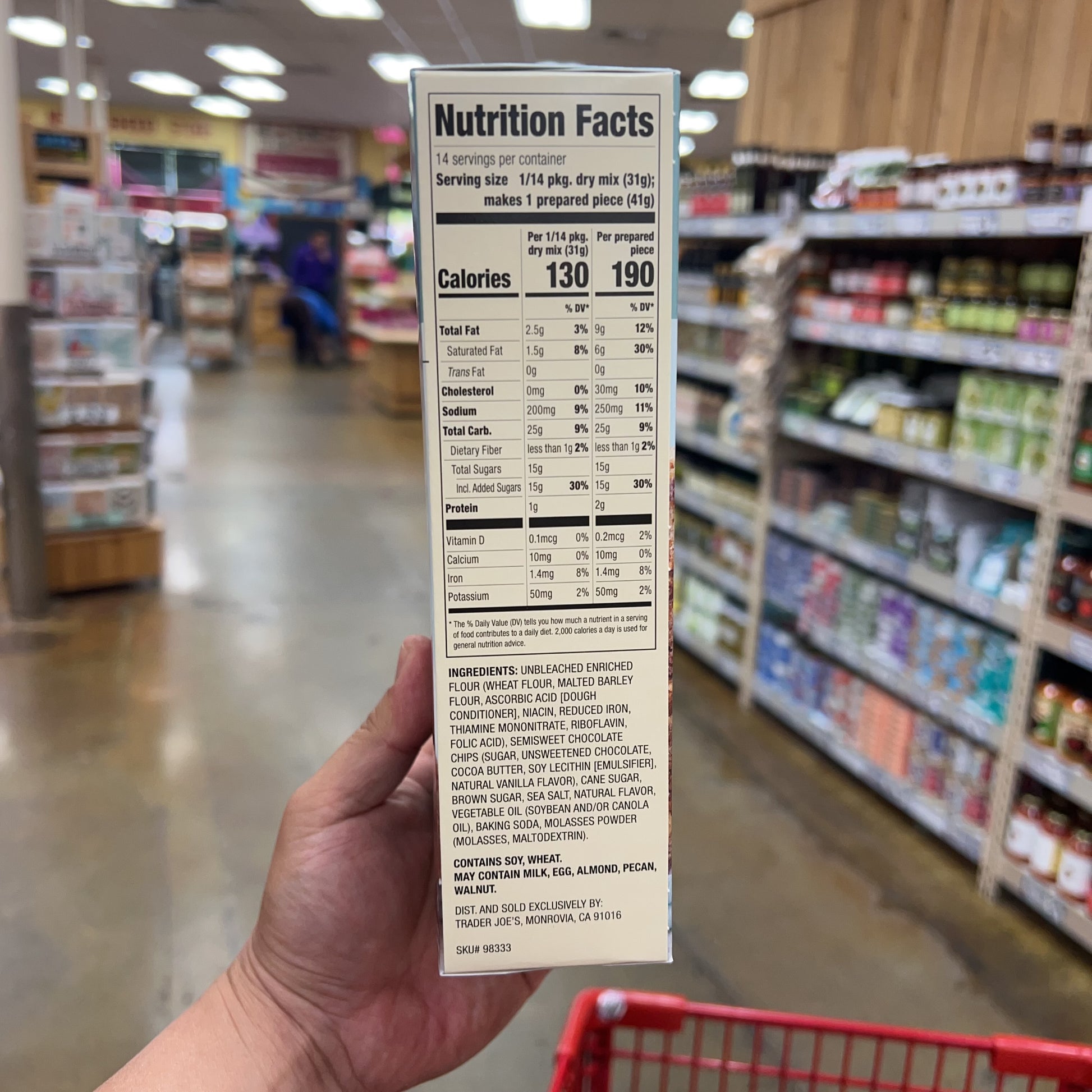 Trader Joe's Blondie Bar Baking Mix 15.5 oz product image 5