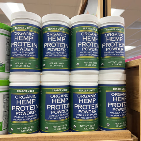 Trader Joe's Organic Hemp Protein Powder Vanilla Flavored 16 oz – package detail view 8