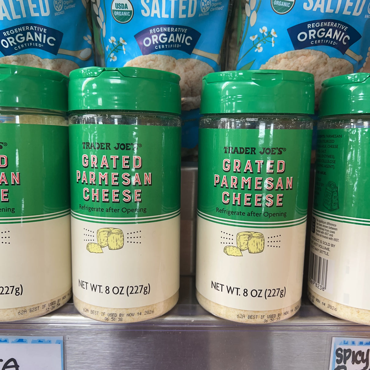 Trader Joe's Grated Parmesan Cheese