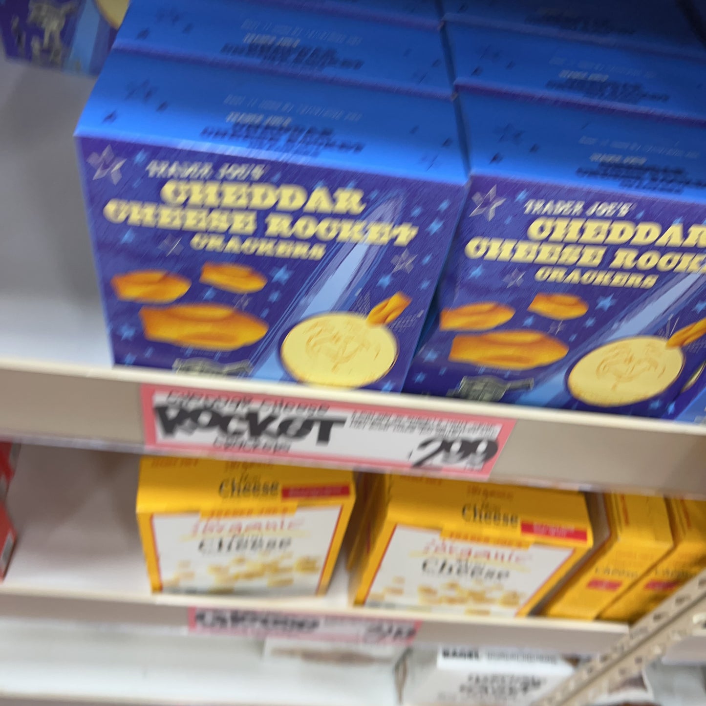 Trader Joe's Cheddar Cheese Rocket Crackers