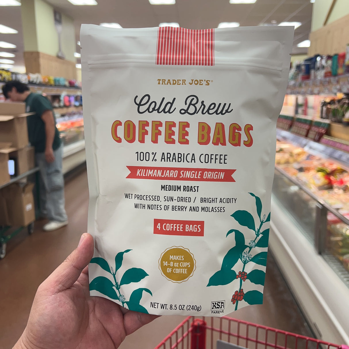 Trader Joe's Cold Brew Coffee Bags – Kilimanjaro Single Origin