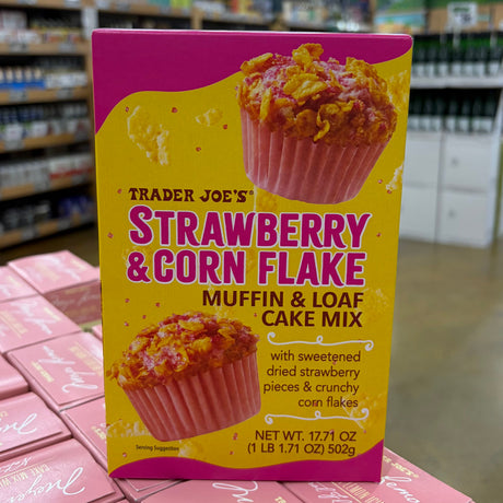 Trader Joe's Strawberry & Corn Flake Muffin & Loaf Cake Mix, 17.71 OZ (502g)