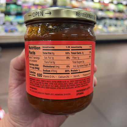 Trader Joe's Thick, Bold & Spicy Red Sauce 16 oz (1 lb) product image 3