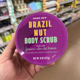Trader Joe's Brazil Nut Body Scrub Sugar & Salt Exfoliant 8 oz