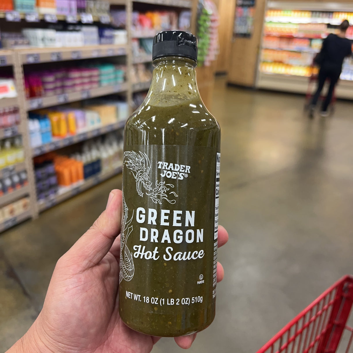 Trader Joe's Green Dragon Hot Sauce 18 oz product image