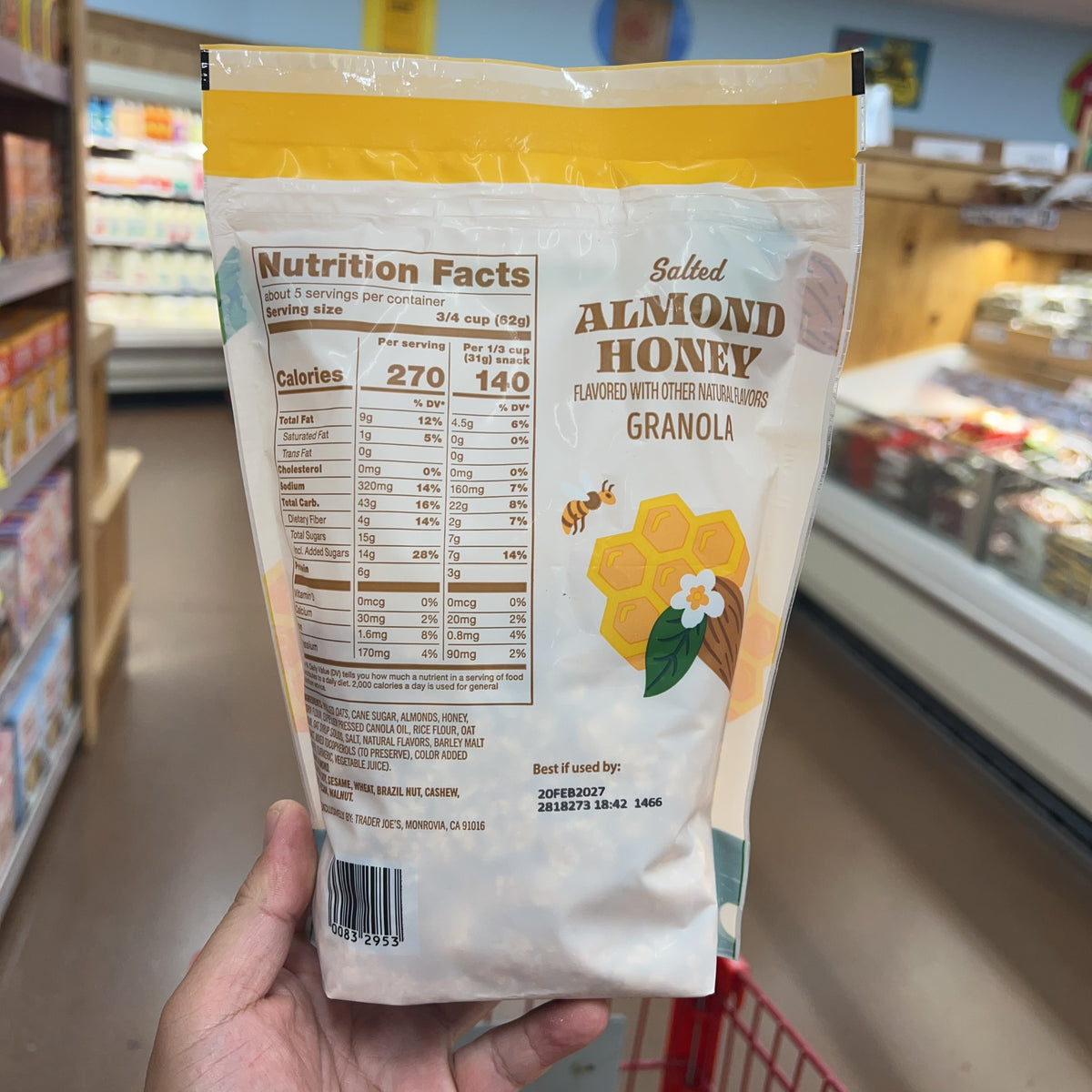 Trader Joe's Salted Almond Honey Granola 12 oz product image 2