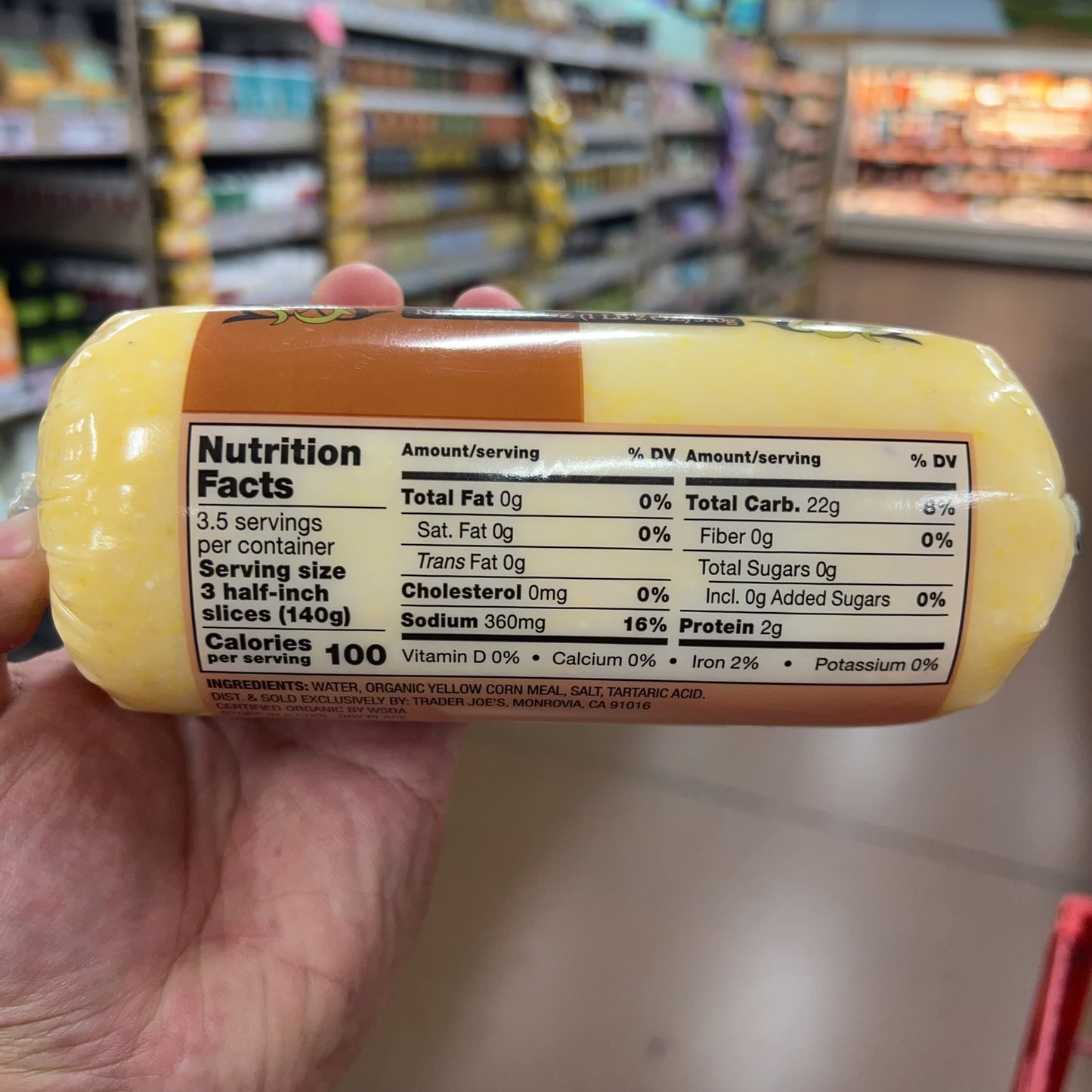 Trader Joe's Organic Polenta product image 3