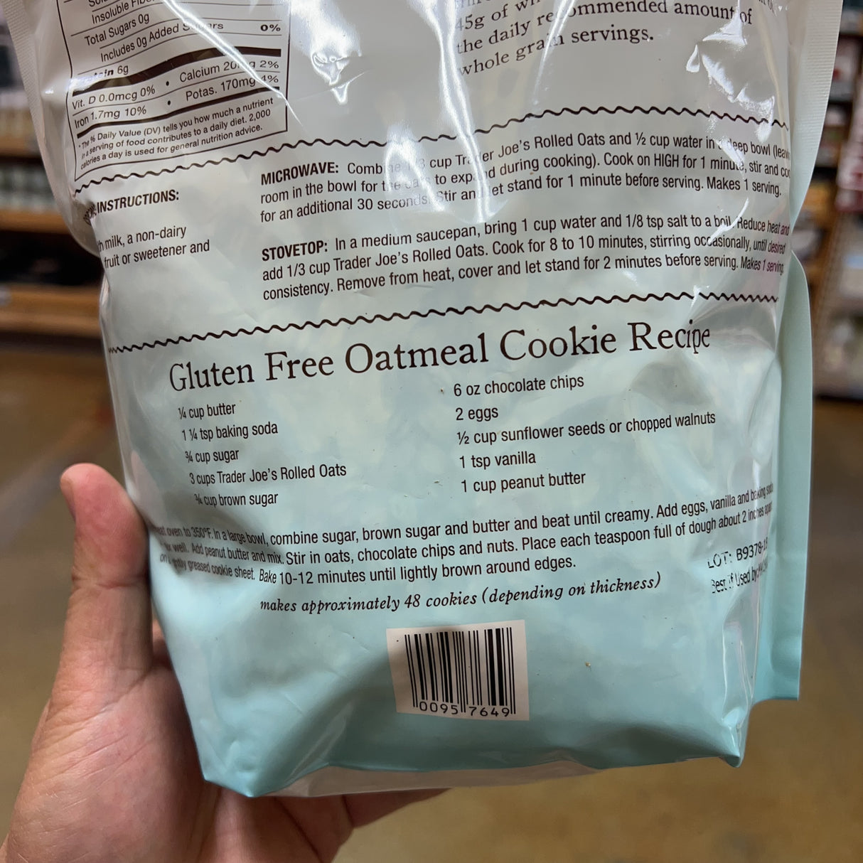 Trader Joe's Rolled Oats