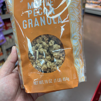 Trader Joe's Just the Clusters Maple Pecan Granola, 16 oz