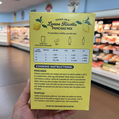 Trader Joe's Lemon Ricotta Pancake Mix 14.3 oz product image 3