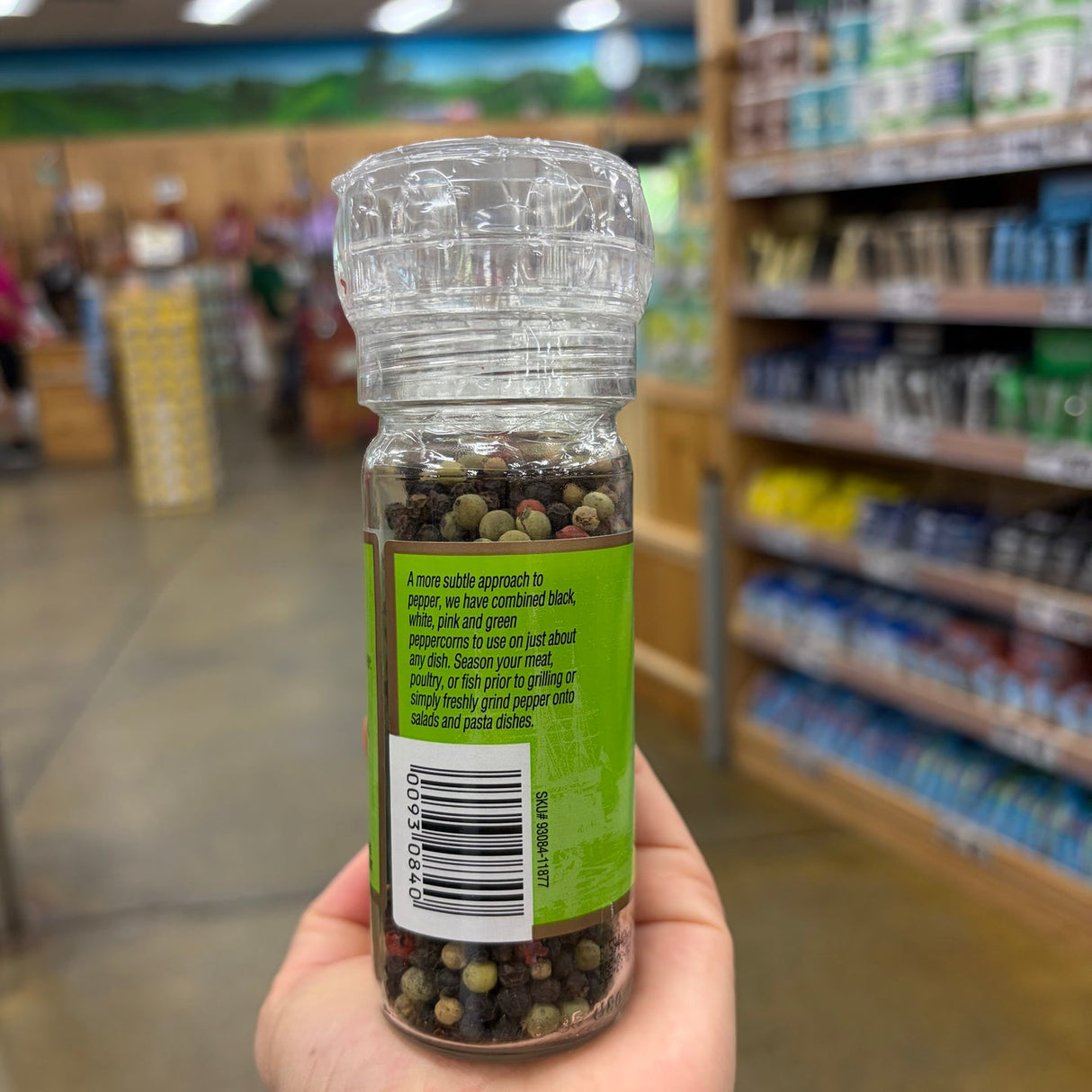 Trader Joe's Rainbow Peppercorns with Grinder, 1.8 OZ (51g)