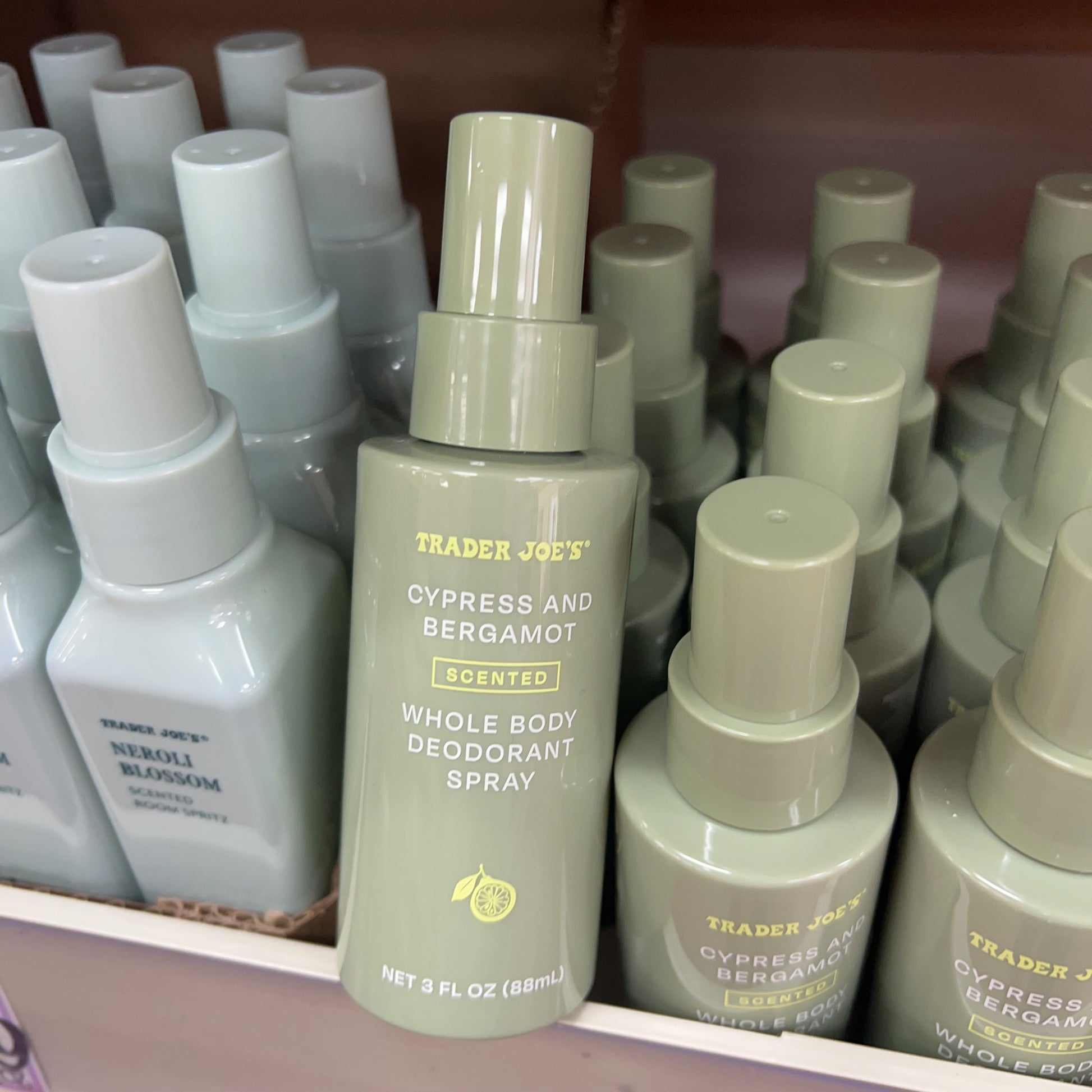 Trader Joe's Cypress and Bergamot Scented Whole Body Deodorant Spray