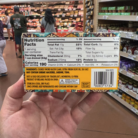 Trader Joe’s Razor Clams in Extra Virgin Olive Oil 3.91 oz product image 2