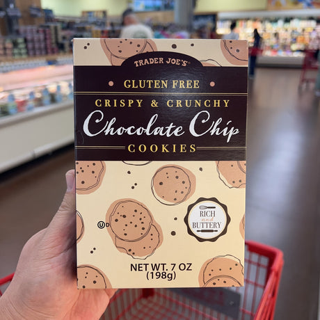 Trader Joe's Gluten Free Crispy & Crunchy Chocolate Chip Cookies 7 oz product image