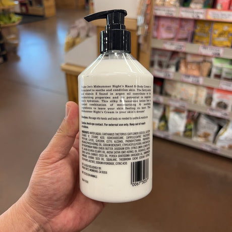 Trader Joe's Midsummer Night's Fragrance-Free Hand & Body Cream Argan Oil 16 fl oz