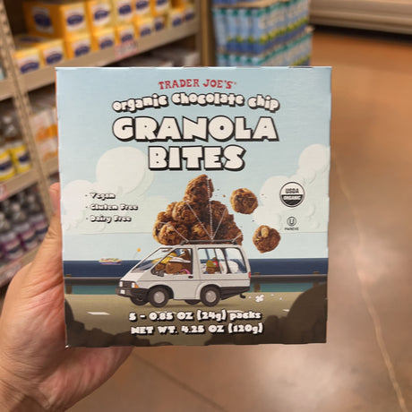 Trader Joe’s Organic Chocolate Chip Granola Bites 5 Pack 4.25 oz product image 4