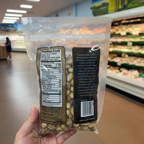 Trader Joe's Salt and Pepper Pistachios 13 oz, product image 4