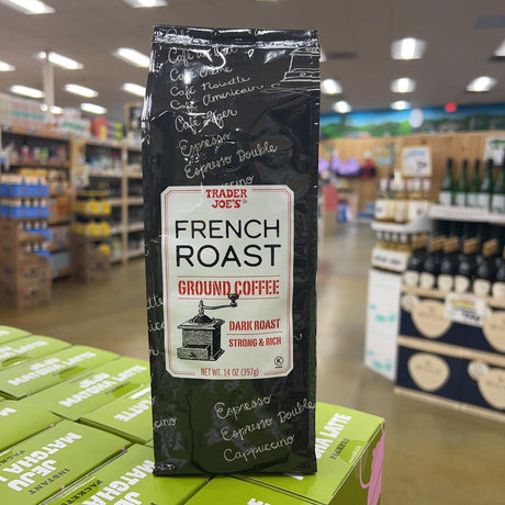 Trader Joe's French Roast Ground Coffee Dark Roast 100% Arabica 14 oz