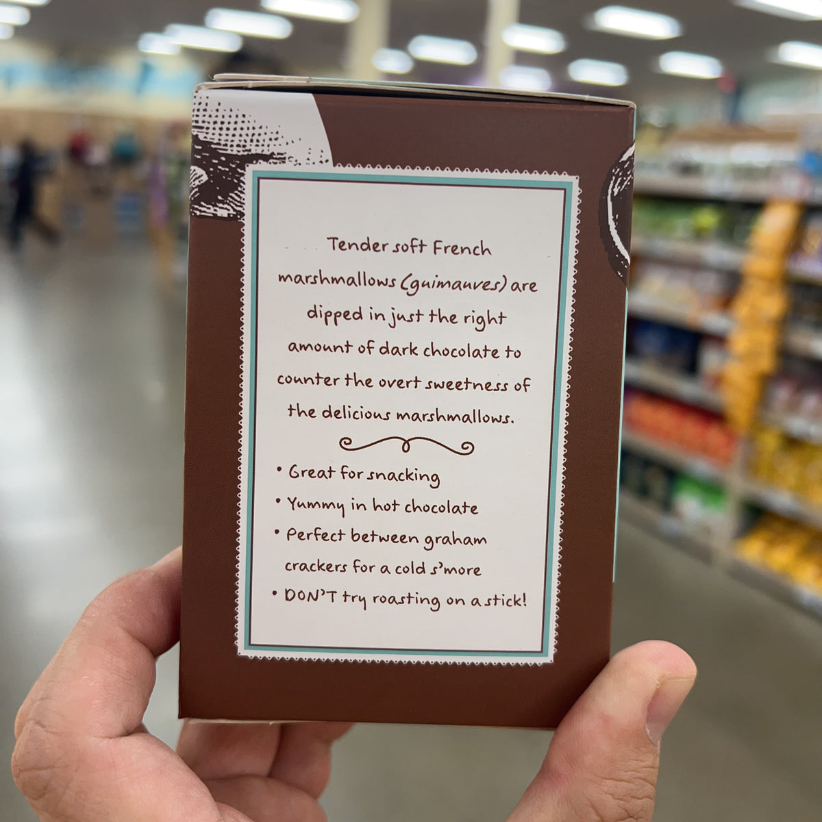 Trader Joe's Dark Chocolate Covered Marshmallows, 7.05 oz product image 4