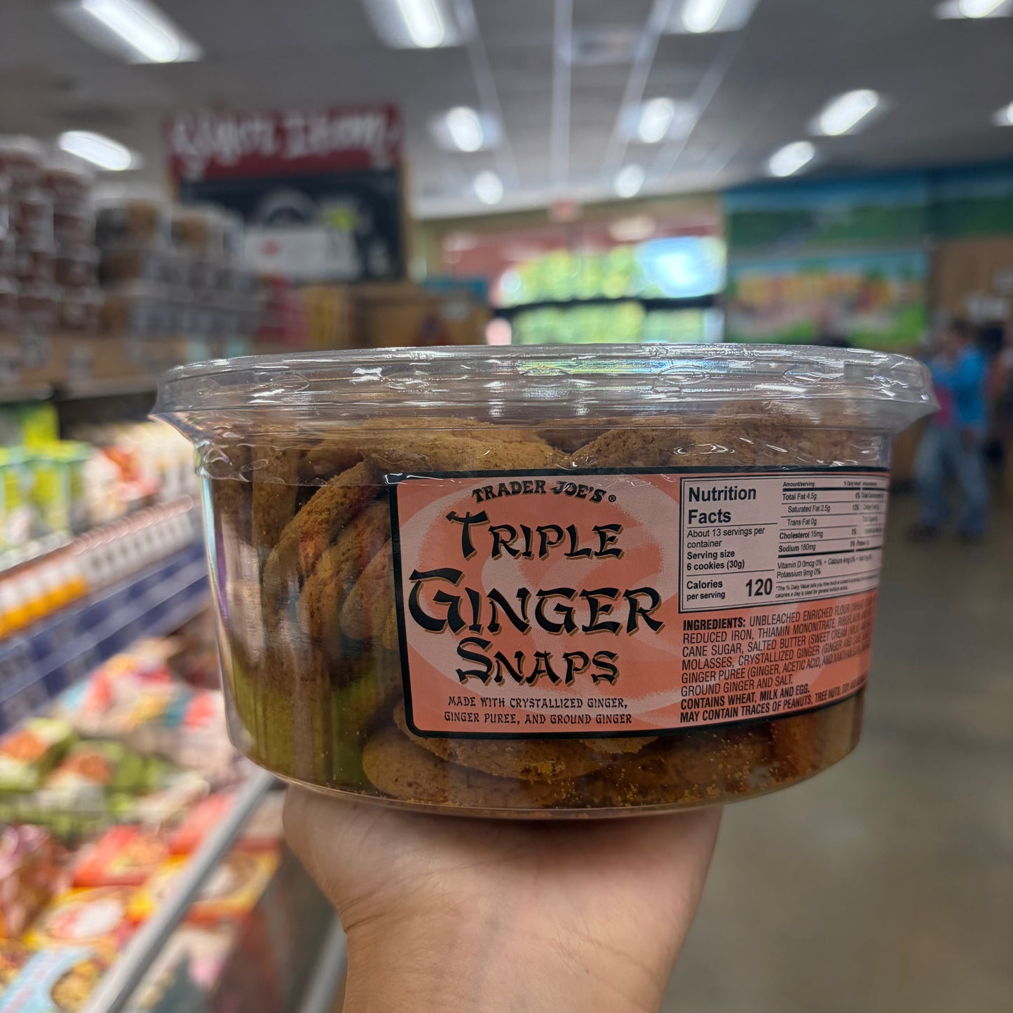Trader Joe's Triple Ginger Snaps 14 oz (397g)