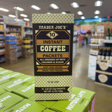 Trader Joe's Instant Coffee Packets with Creamer & Sugar 10 Count
