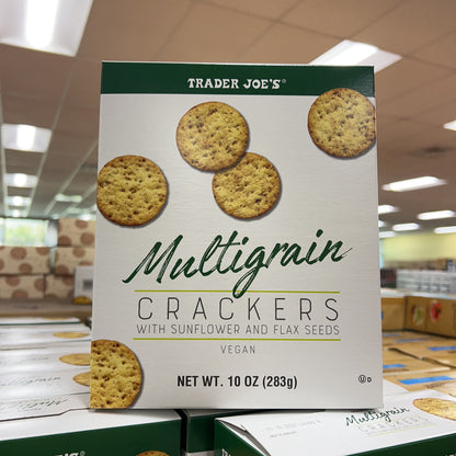 Trader Joe's Multigrain Crackers with Sunflower and Flax Seeds