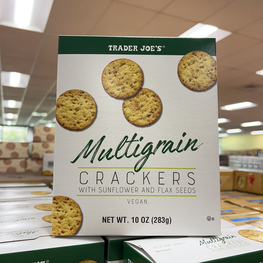 Trader Joe's Multigrain Crackers with Sunflower and Flax Seeds