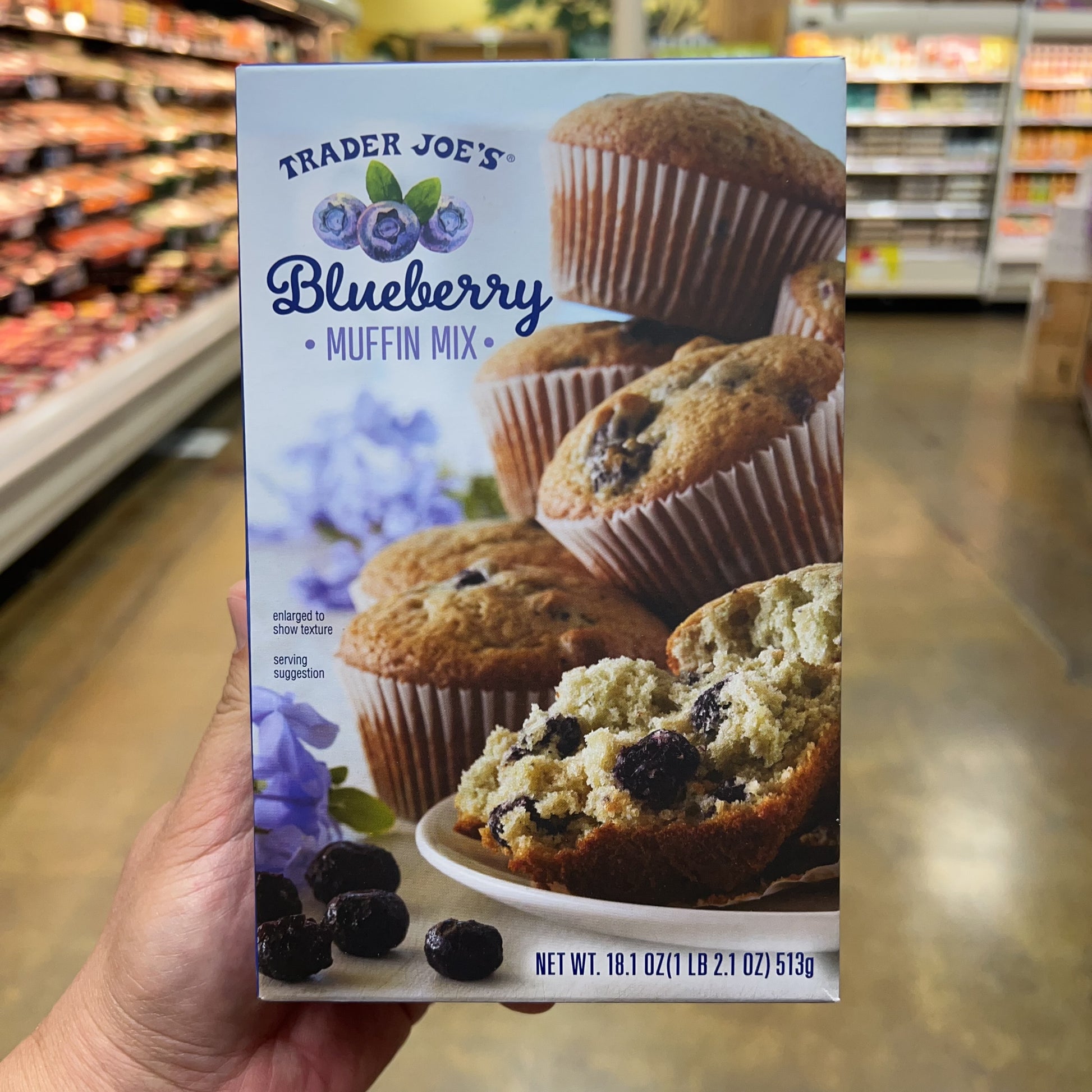 Trader Joe's Blueberry Muffin Mix 18.1 oz (1 lb 2.1 oz) product image