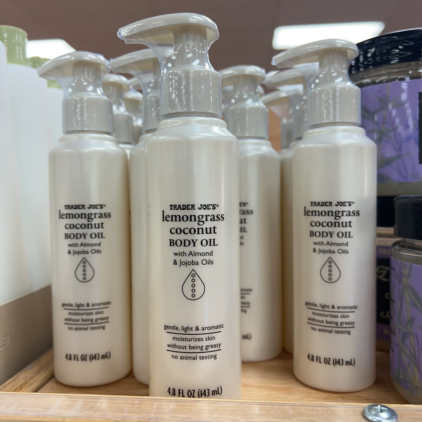 Trader Joe’s Lemongrass Coconut Body Oil