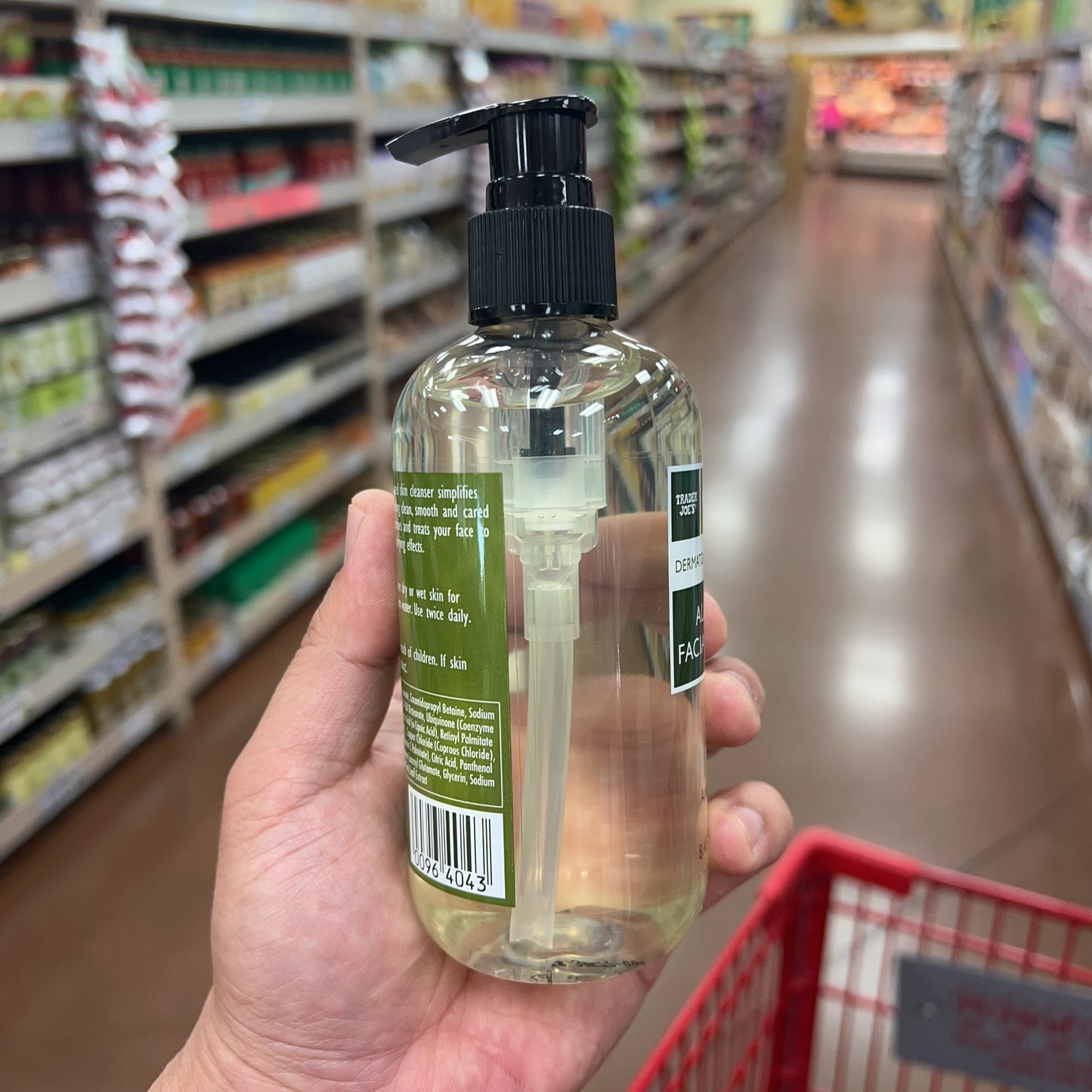 Trader Joe’s Nourish Dermatologist Formulated All-In-One Facial Cleanser 8.45oz (250mL)