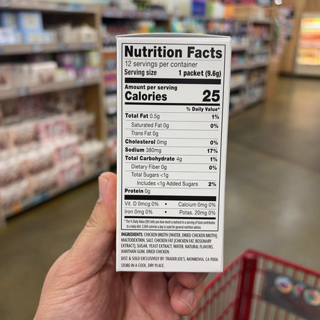 Trader Joe's Chicken Broth Concentrate 12 Packets 4.06 oz, product image 5