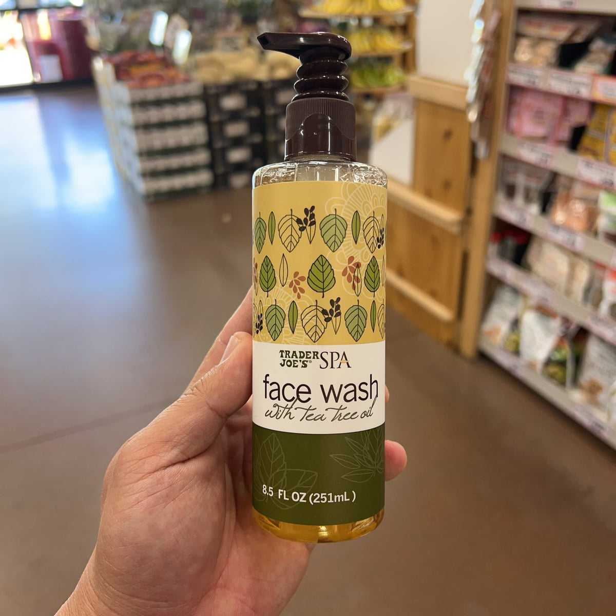 Trader Joe's SPA Tea Tree Oil Face Wash Castile Soap 8.5 fl oz