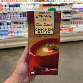 Trader Joe's Organic Low Sodium Chicken Broth 32 fl oz — product image 1