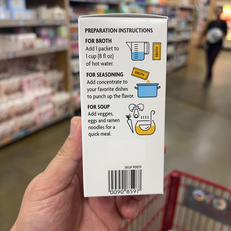 Trader Joe's Chicken Broth Concentrate 12 Packets 4.06 oz, product image 2