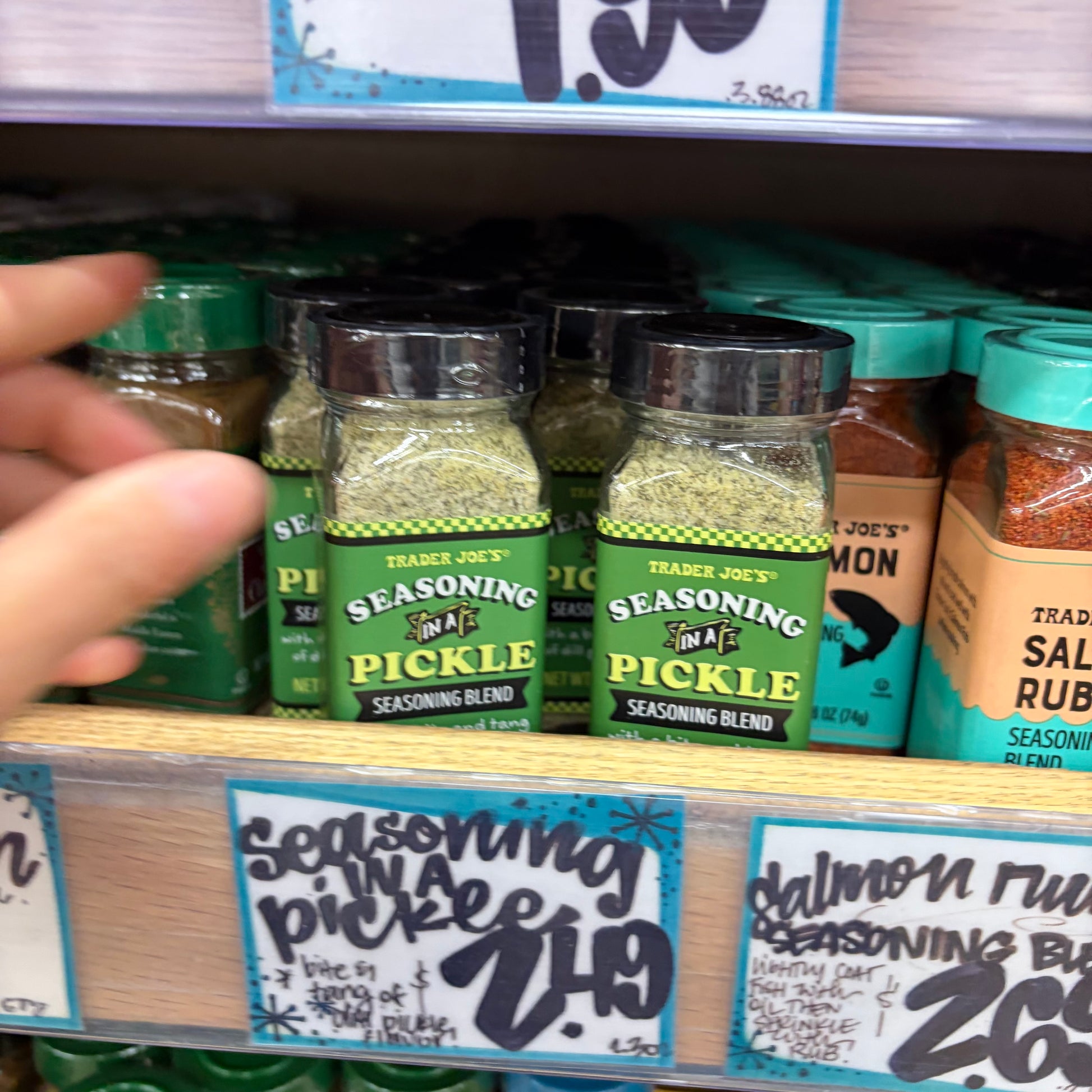 Trader Joe’s Seasoning in a Pickle Dill Pickle Flavor Seasoning Blend 