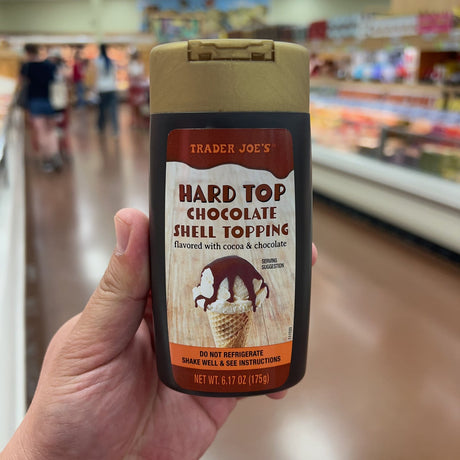 Trader Joe's Hard Top Chocolate Shell Topping 6.17 oz (175g)