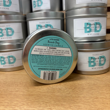 Trader Joe's Beach Day Scented Candle