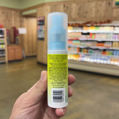 Trader Joe's Dry Shampoo with Pro-Vitamin B5 1.35 oz – package detail view 2