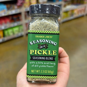 Trader Joe's Seasoning in a Pickle Dill Pickle Flavor Seasoning Blend 2.3 oz (65g) | Kosher