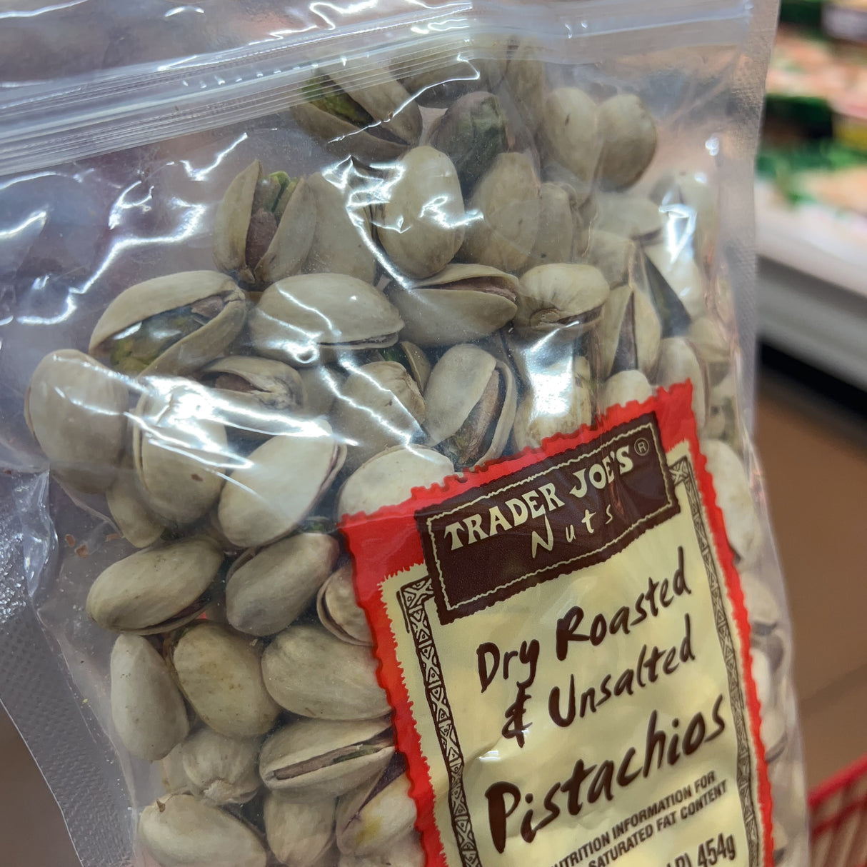 Trader Joe's Dry Roasted & Unsalted Pistachios 16 oz