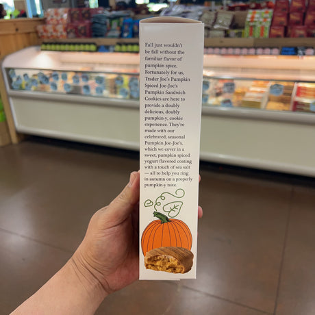 Trader Joe's Pumpkin Spiced Joe-Joe's Pumpkin Sandwich Cookies 9.4 oz product image 2