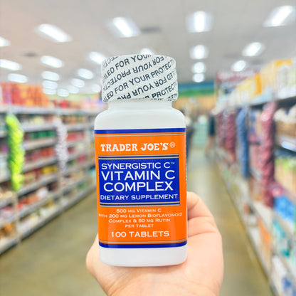 Trader Joe's Synergistic C Vitamin C Complex Dietary Supplement 100 Tablets