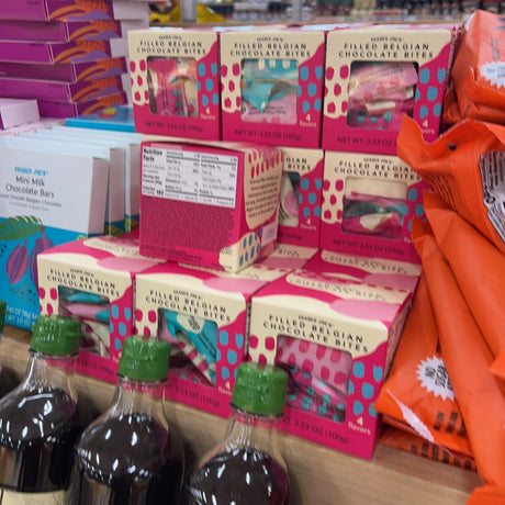 Trader Joe's Filled Belgian Chocolate Bites 4 Flavors 3.53 oz product image 6