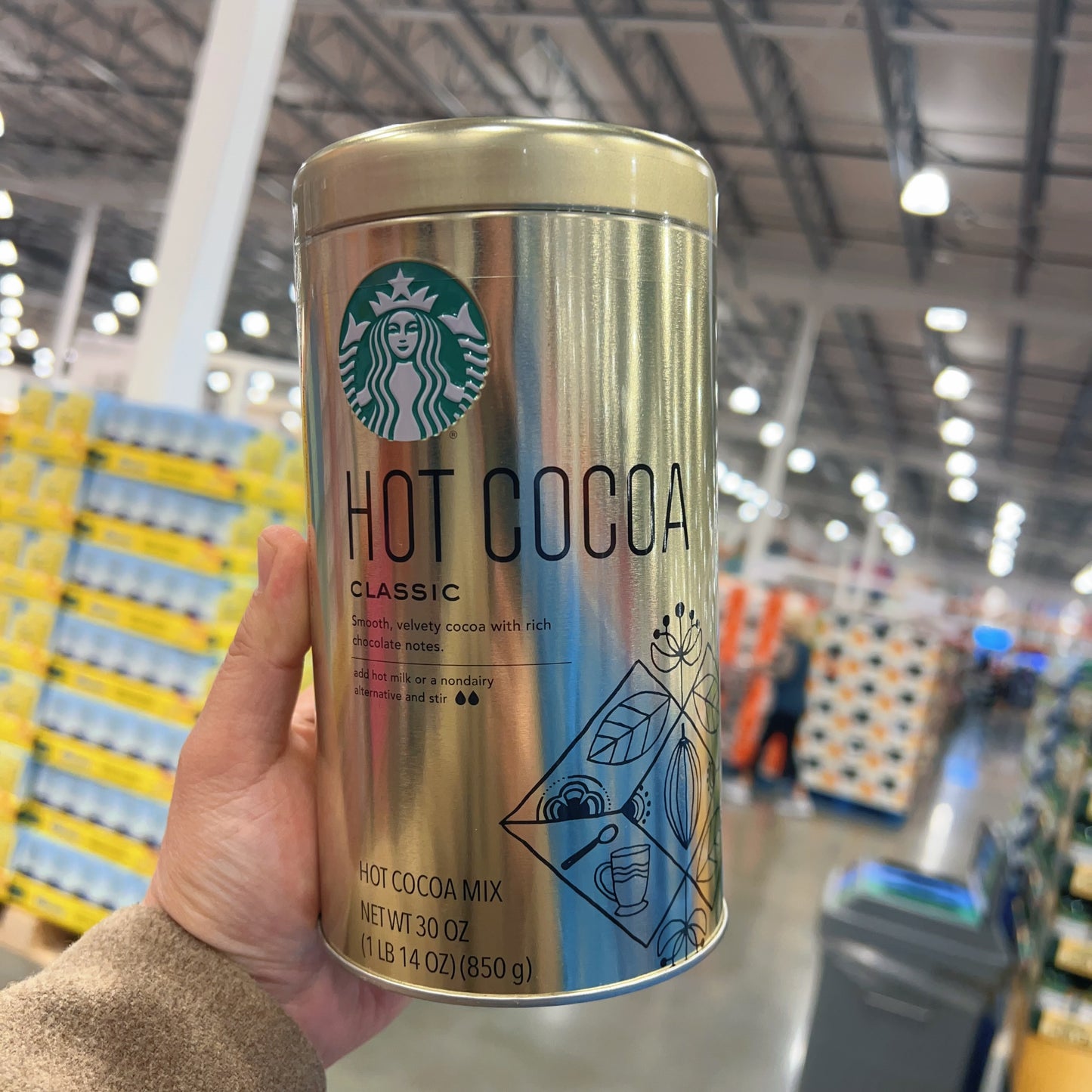 Starbucks Classic Hot Cocoa Mix 30 oz (850g) | ~30 Servings | Kosher Dairy