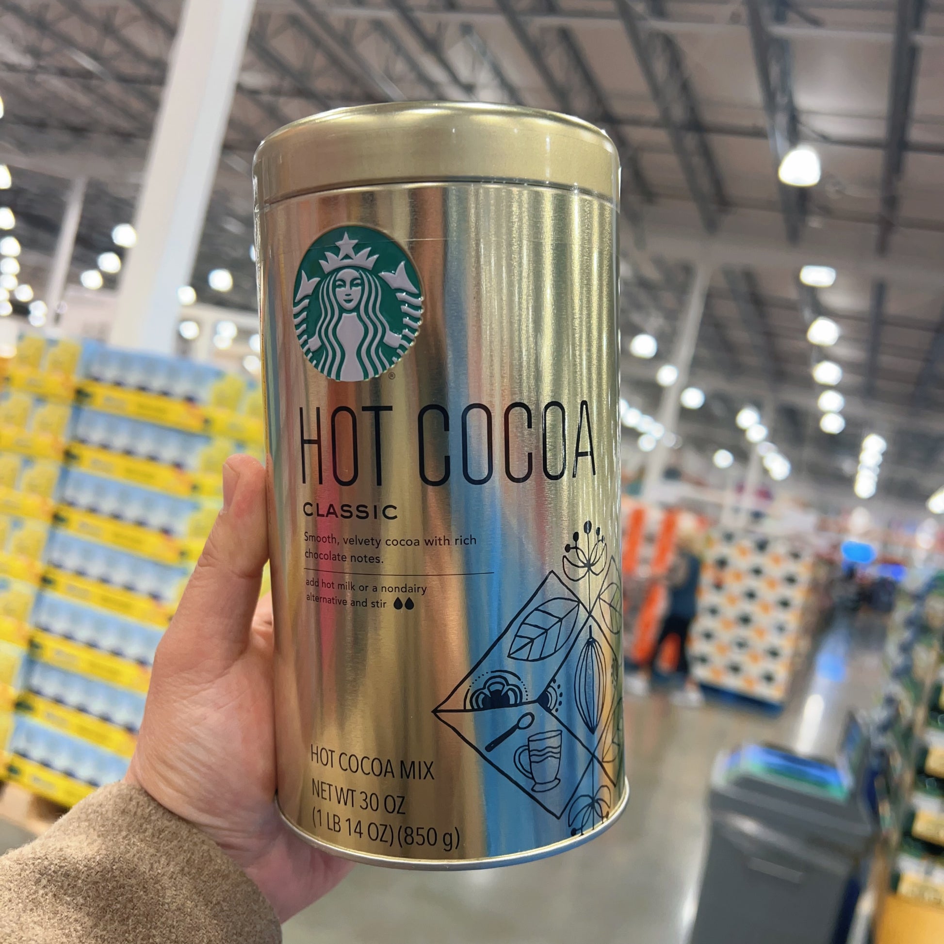 Starbucks Classic Hot Cocoa Mix 30 oz (850g) | ~30 Servings | Kosher Dairy