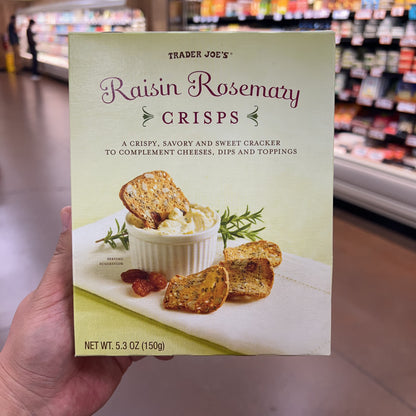 Trader Joe's Raisin Rosemary Crisps