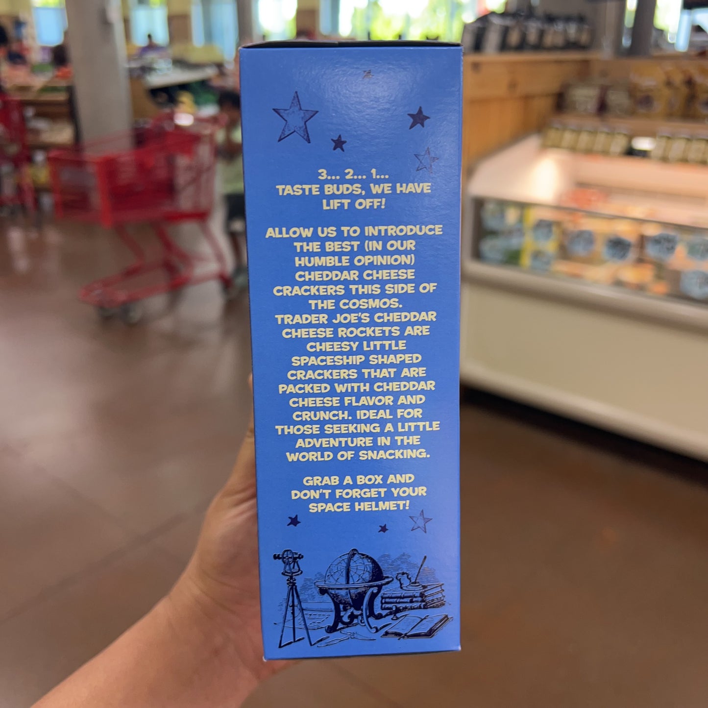 Trader Joe's Cheddar Cheese Rocket Crackers