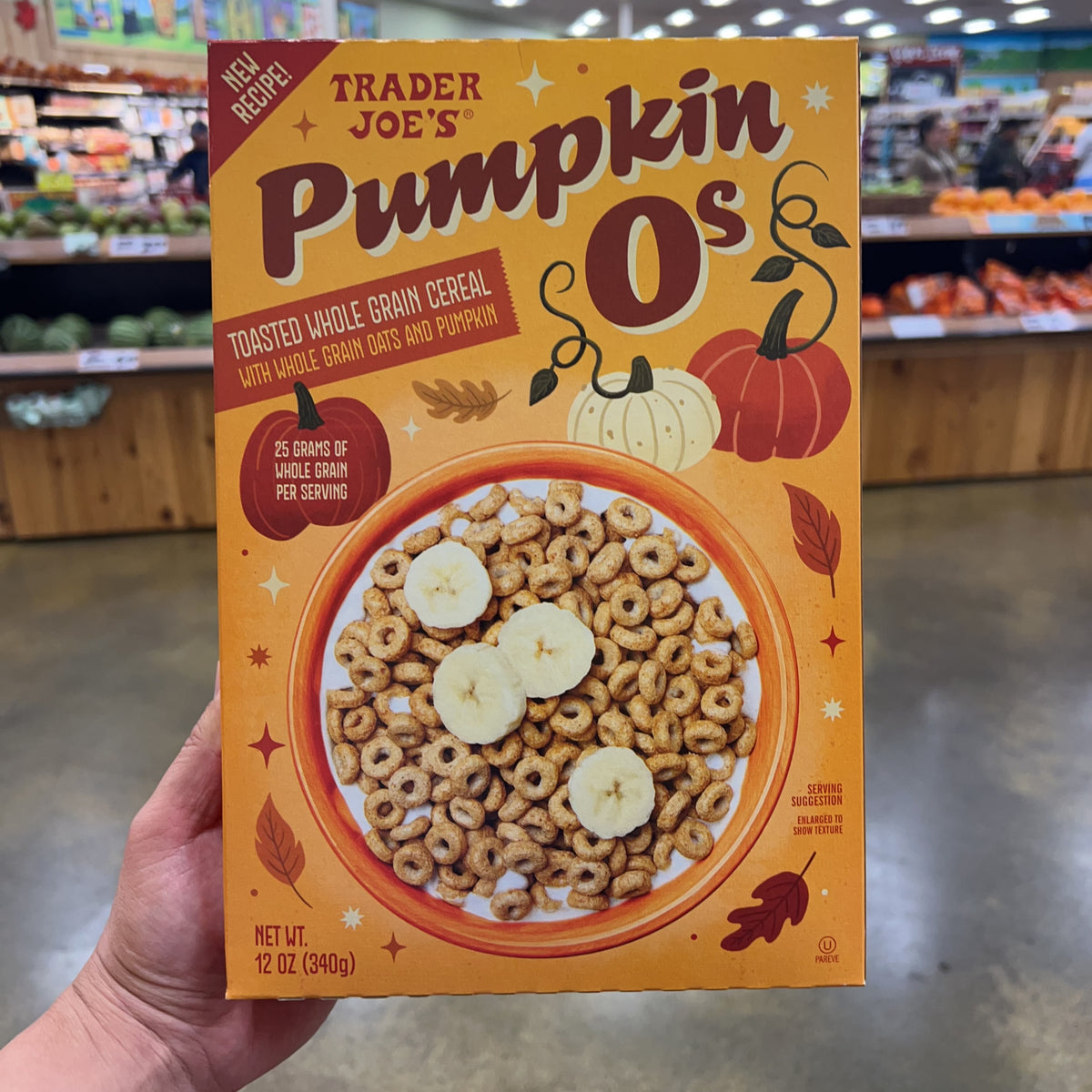 Trader Joe's Pumpkin O's Cereal, 12 oz product image