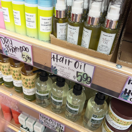 Trader Joe's Multi-Botanical Repair Hair Oil 1 fl oz 450°F Heat Protectant